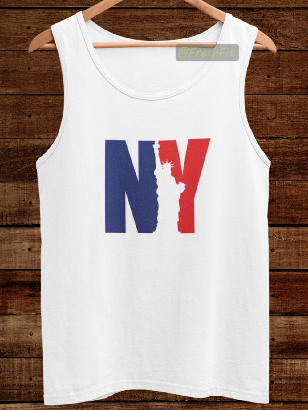 🆕NY Statue of Liberty White Tank Top